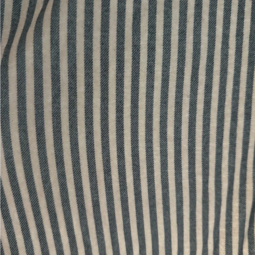 Faherty Blue and White Striped Midi Dress - Picture 2 of 2
